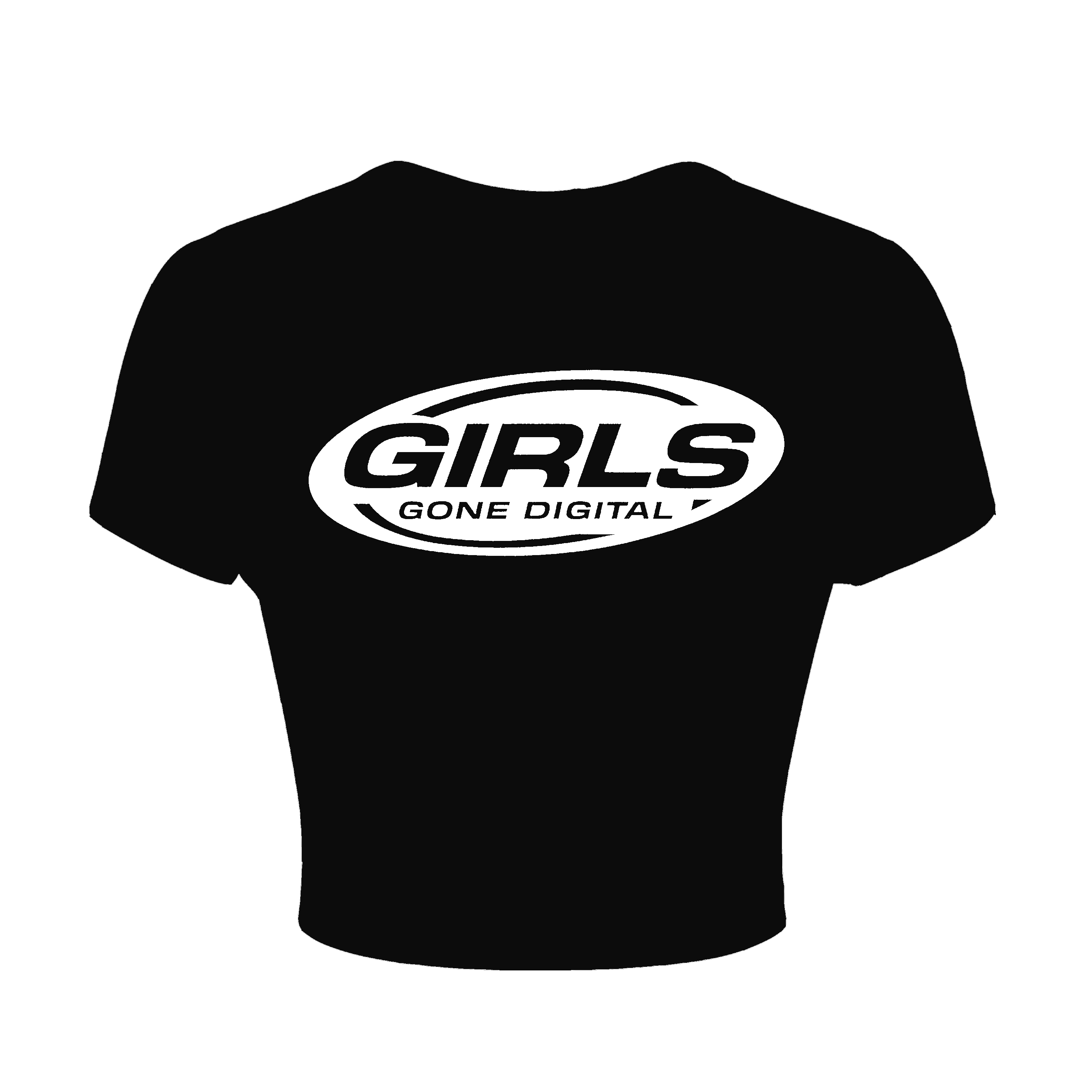GGD Crop Top Black